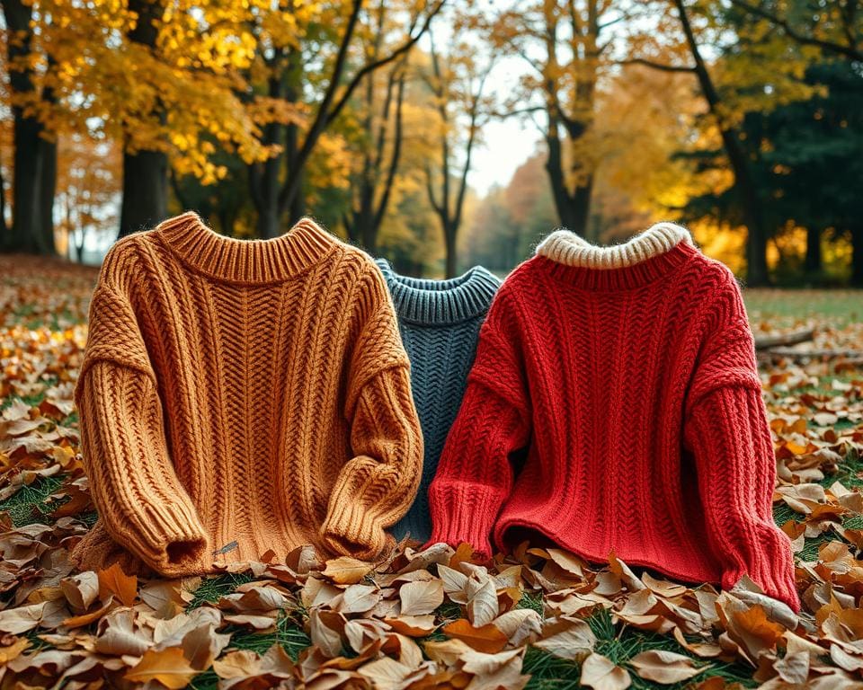 Warme truien voor lange herfstdagen