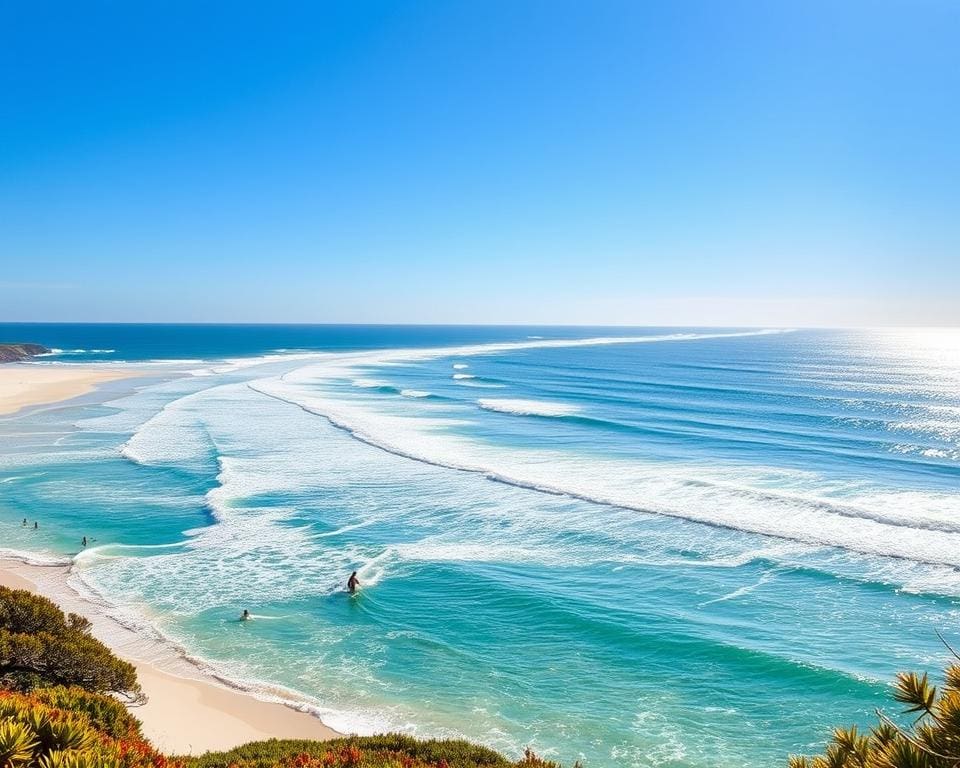 Witte zandstranden Australië vakantie stranden