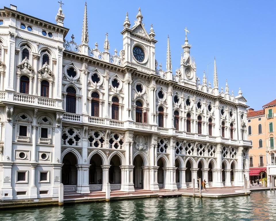 architectonische stijl en kunstwerken in het Palazzo Ducale