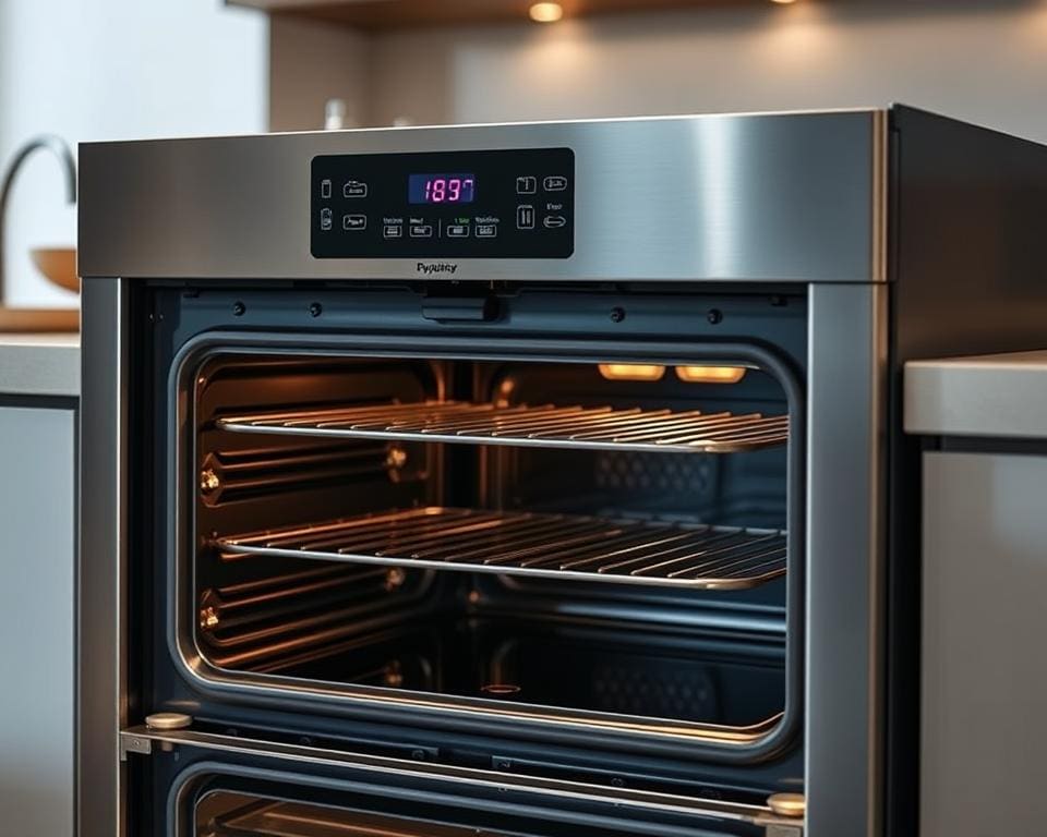 elektrische oven met pyrolyse reinigingstechnologie