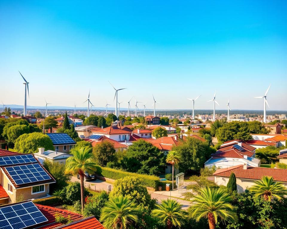 energie-efficiëntie en groene energie oplossingen