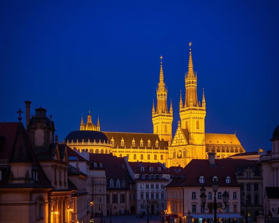 gouden torens in Praag