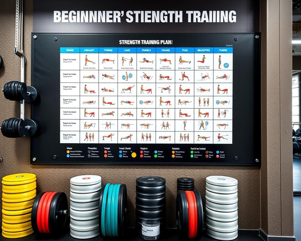 krachttraining schema beginners