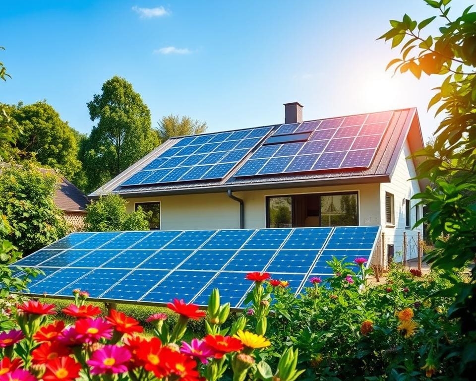 milieuvriendelijk wonen met zonnepanelen