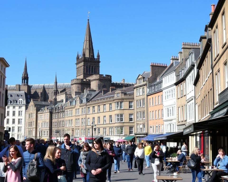 modern toerisme in Edinburgh