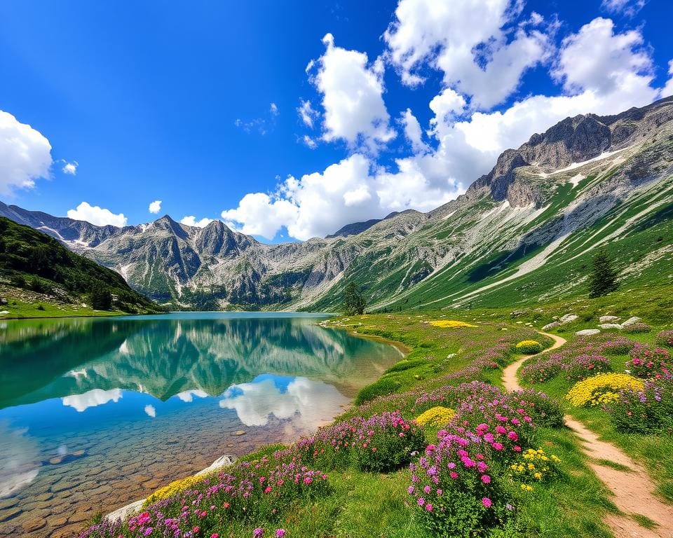 natuurwandelingen langs de bergmeren van de Pyreneeën