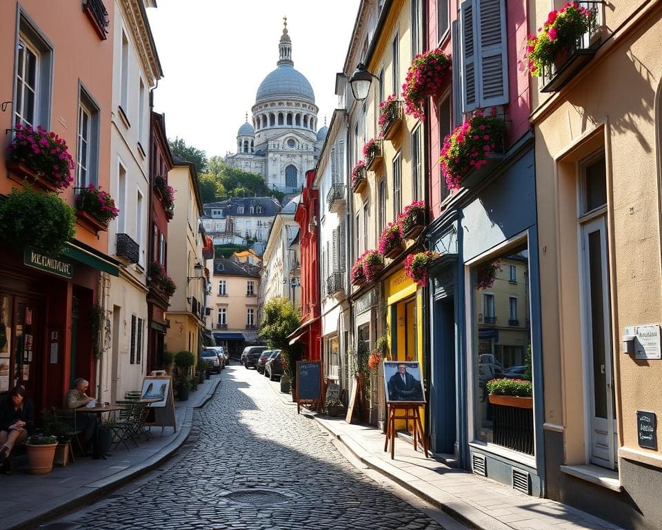 pittoreske straatjes in Montmartre