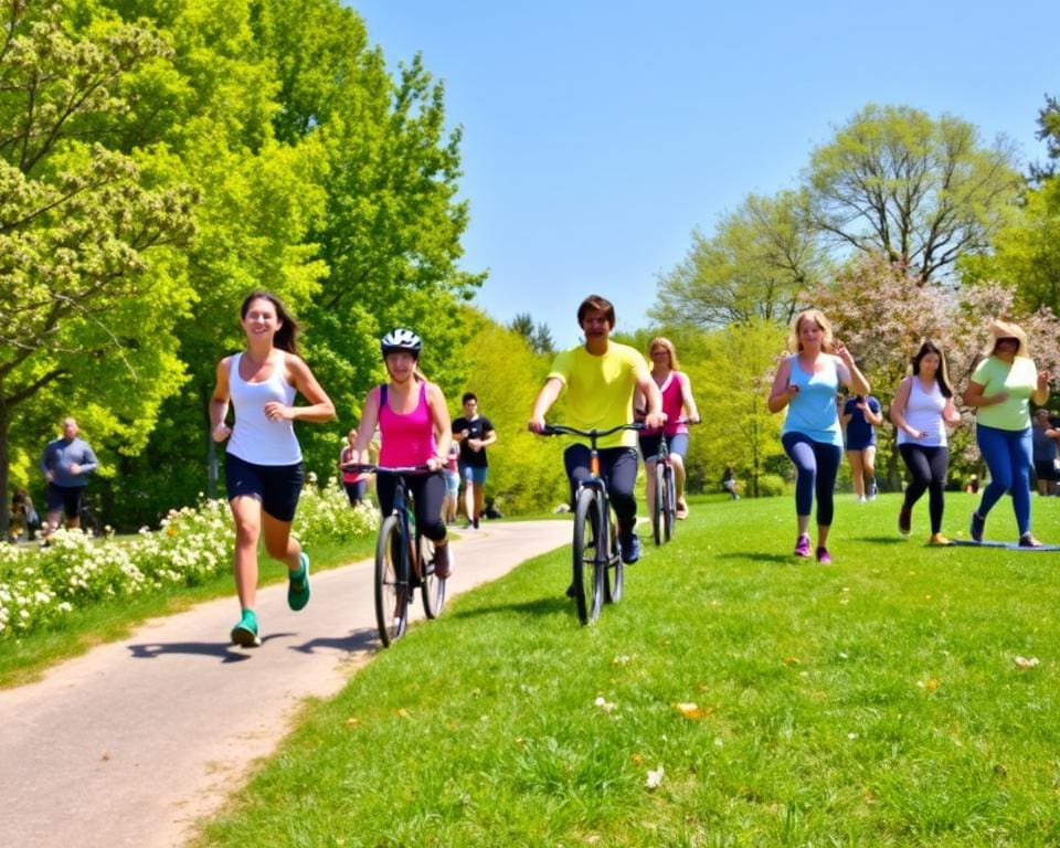 sportieve activiteiten buiten