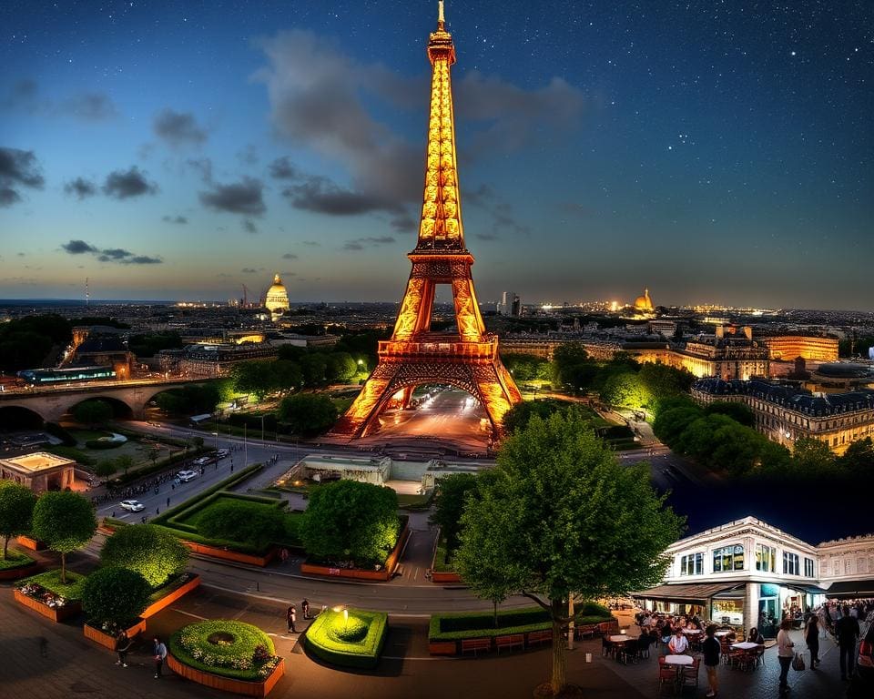 uitzichtpunten op de Eiffel Tower Parijs