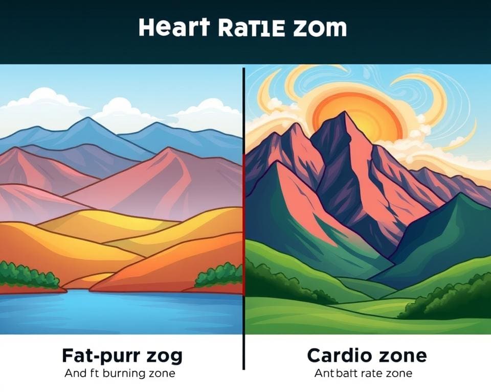 vetverbrandingszone en cardiozone