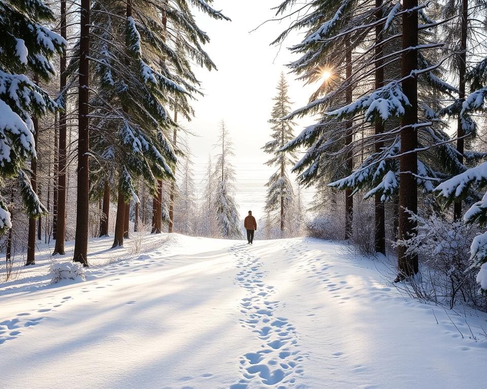 wandelen in de winter