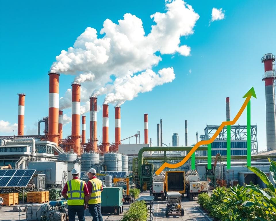 CO2-emissie in de industrie