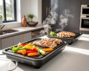 Elektrische grillplaten voor vetvrij koken thuis