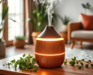 Luchtbevochtigers met ingebouwde aroma-diffuser