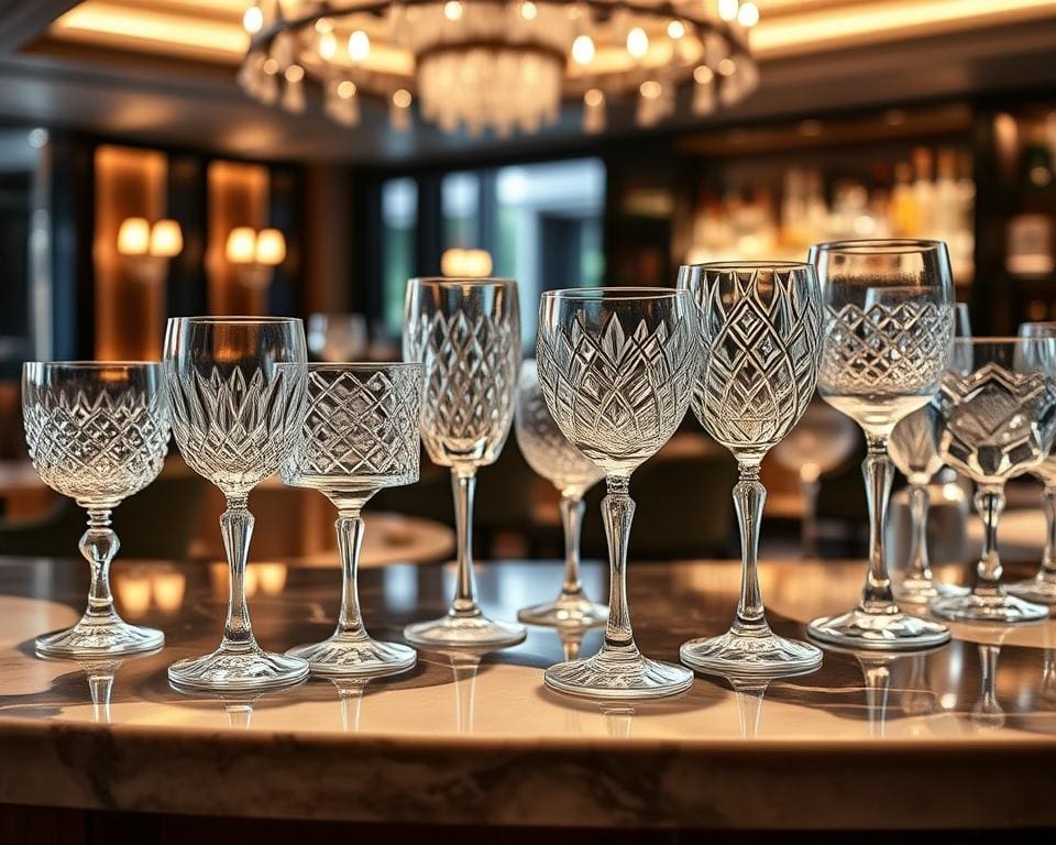 Luxe glazen voor een verfijnde drinkervaring