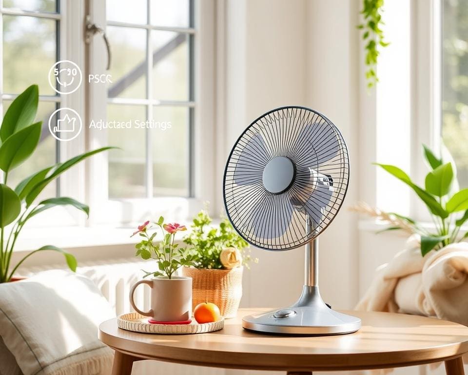 functies bij aankoop tafelventilators