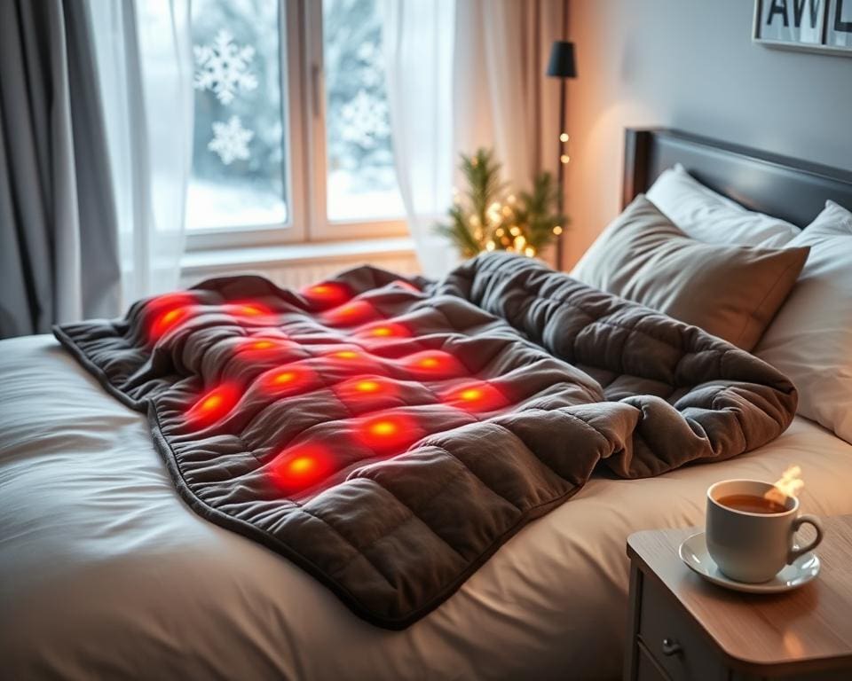 Elektrische dekens met variabele warmte-instellingen