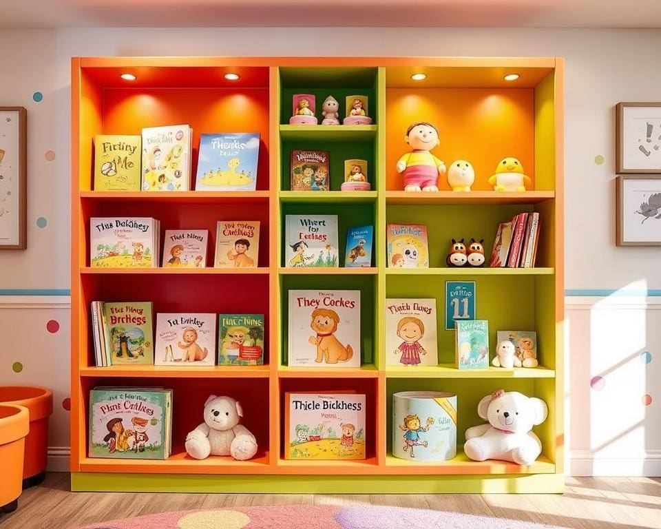 functies van kinderboekenrekken