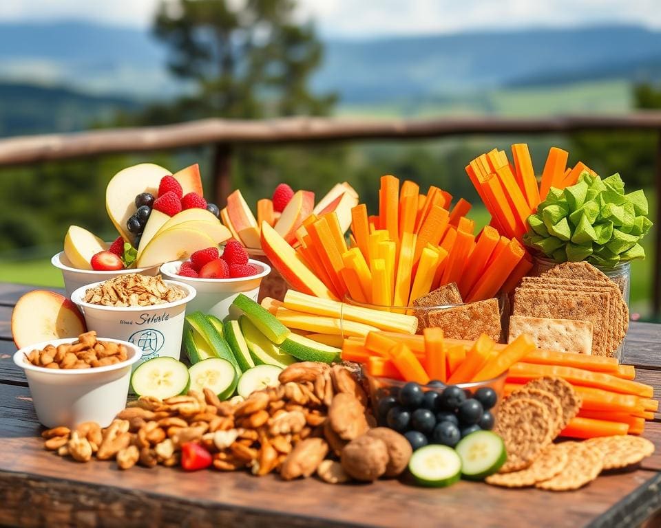 Gezonde snacks voor onderweg