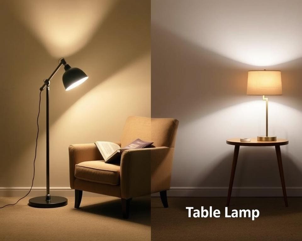 Is een staande lamp of tafellamp beter voor leeshoekjes?