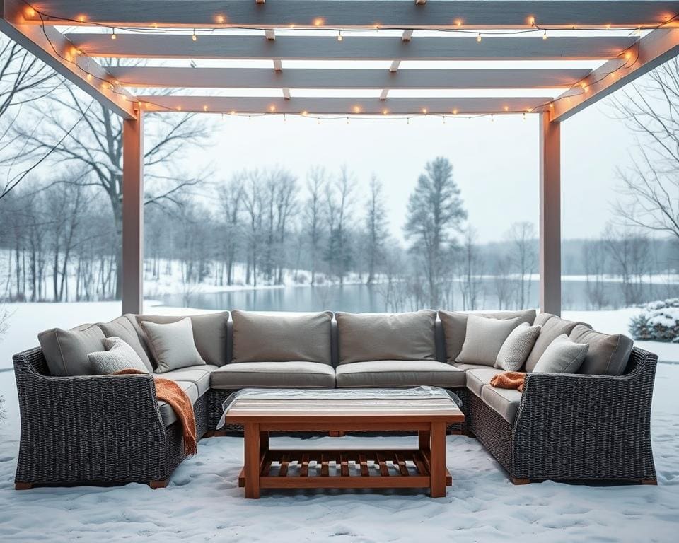 loungeset beschermen winter