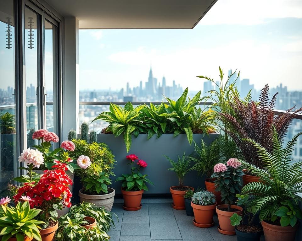 plantenbak balkon inspiratie