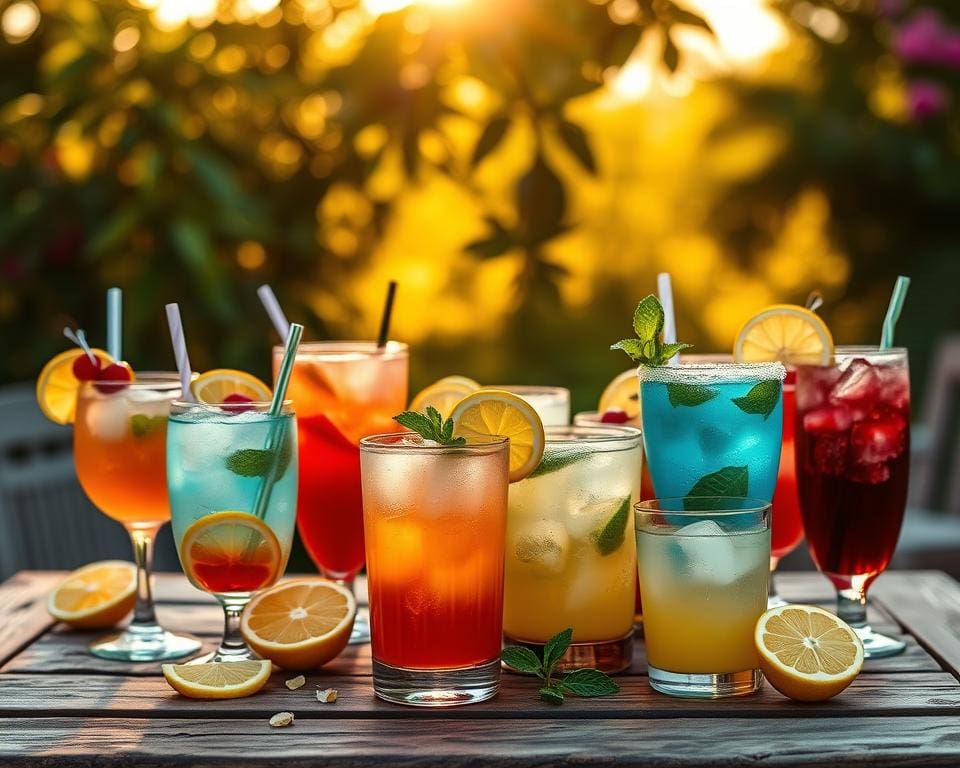 zomerse cocktails