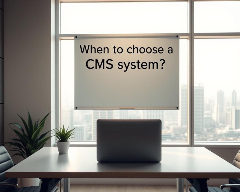 Wanneer kies je een CMS-systeem?