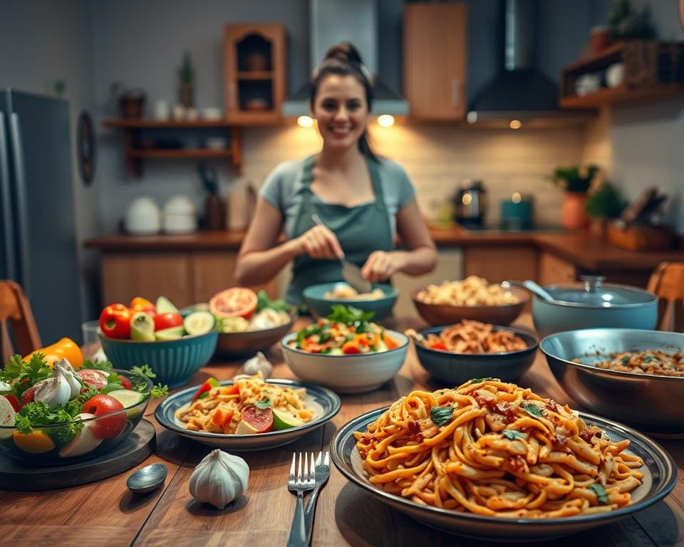 Wat zijn makkelijke maaltijden na een lange werkdag?