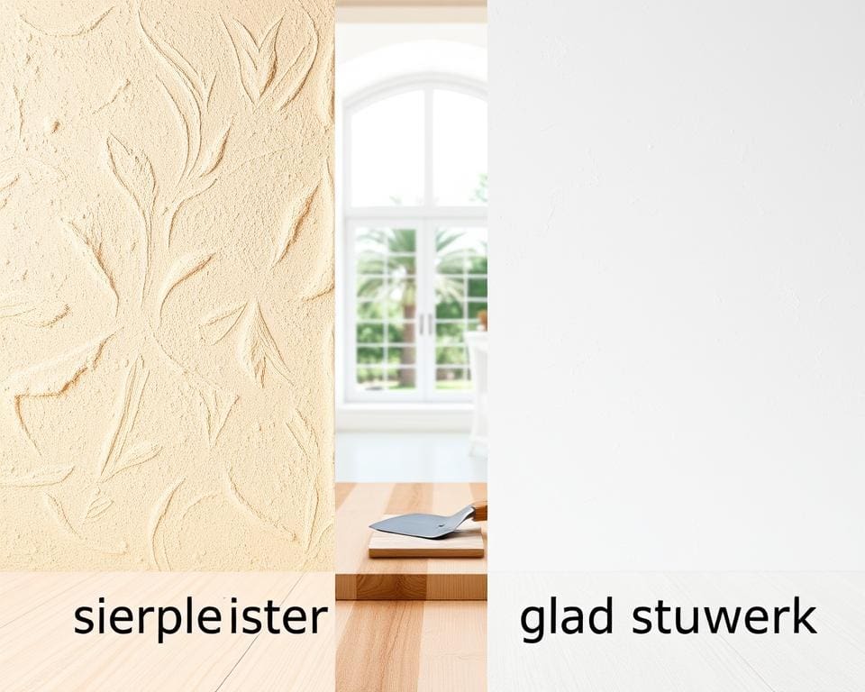 Wanneer kies je sierpleister of glad stucwerk?
